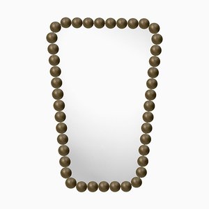 Gioiello Trapezoid Bronze Mirror by Nika Zupanc