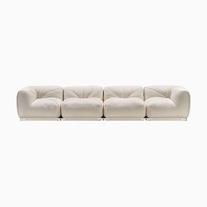 Weißes Leisure Vier-Sitzer Sofa von Lorenza Bozzoli