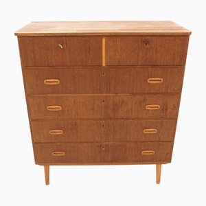 Tallboy Scandinave en Teck, Suède, 1950s