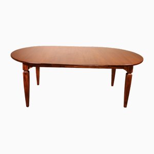 Table de Réfectoire Ovale en Noyer, 19ème Siècle