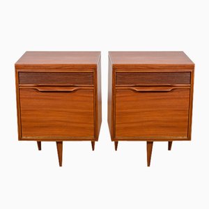 Comodini Mid-Century di White & Newton, anni '60, set di 2