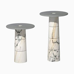 Set de Tables d'Appoint en Marbre par Samuele Brianza, Set de 2