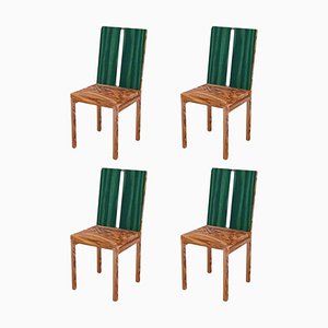 Stripe Chair by Derya Arpac, Set of 4