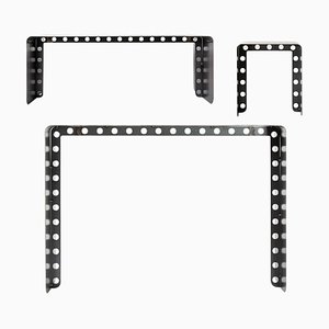 Meccano Console Table with Coffee and Side Table by Spinzi, Set of 3
