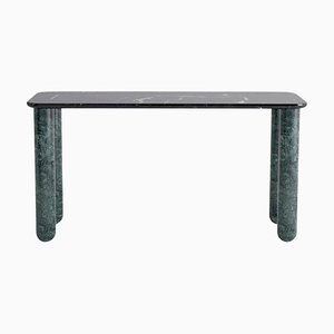Small Black and Green Marble Sunday Dining Table by Jean-Baptiste Souletie