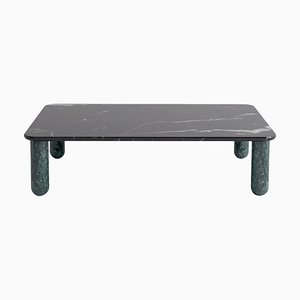 Medium Black and Green Marble Sunday Coffee Table by Jean-Baptiste Souletie