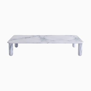 XLarge White Marble Sunday Coffee Table by Jean-Baptiste Souletie