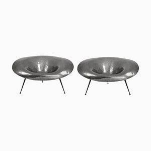 Chrome Nido Chair by Imperfettolab, Set of 2