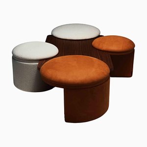 Amazone Composé par 4 Poufs par Atelier Oï