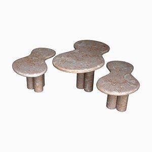 Morelena Sisters Coffee Tables by Jean-Fréderic Bourdier, Set of 3