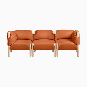 Natural and Orange Stand by Me Sofa by Storängen Design