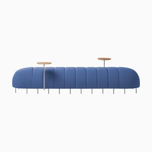 Blue Worm Bench VI by Pepe Albargues