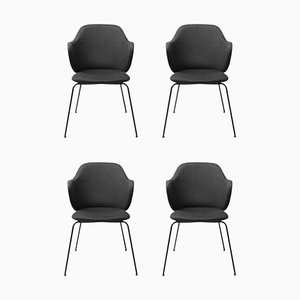 Dark Grey Jupiter Chairs by Lassen, Set of 4