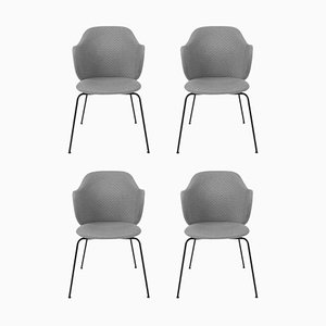 Grey Jupiter Lassen Chairs by Lassen, Set of 4