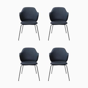 Blue Jupiter Lassen Chairs by Lassen, Set of 4