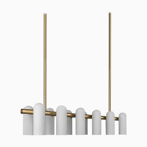 Odyssey Linear MD Brass Chandelier by Schwung