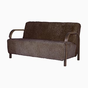 Sahara Sheepskin ARCH Two-Seater Sofa by Mazo Design