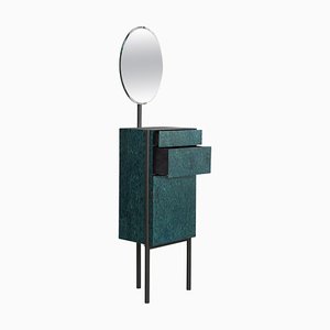 Osis Karla Side Table with Mirror by Llot Llov