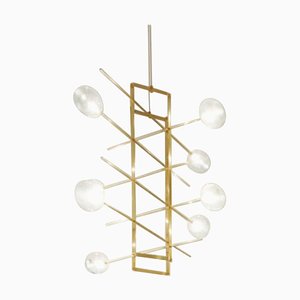 Modular Chandelier Long 8 Lamps by Contain