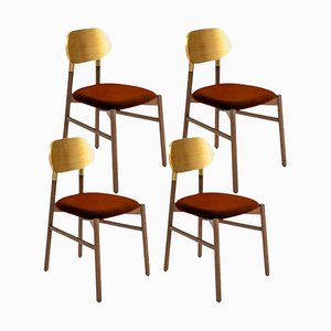 Bokken Upholstered Chairs by Colé Italia, Set of 4