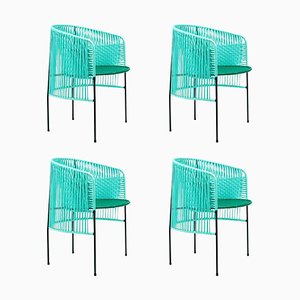 Mint Caribe Dining Chairs by Sebastian Herkner, Set of 4
