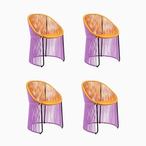 Honey Cartagenas Dining Chairs by Sebastian Herkner, Set of 4