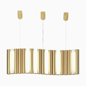 Gamma L19 Brass Pendant by Sylvain Willenz