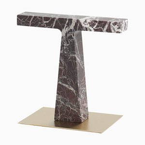 Bruchi Marble Table Lamp with Brass Base by Niko Koronis