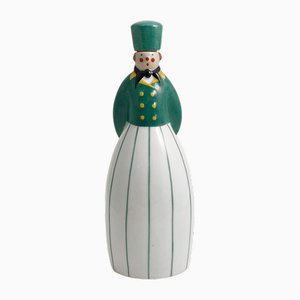 Art Deco Robjs Ceramic Liqueur Bottle, Paris, 1920s