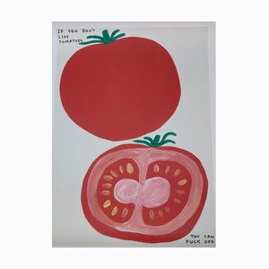 David Shrigley, Si no te gustan los tomates, Lámina litográfica