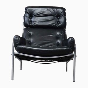 Nagoya Sz09 Black Lounge Chair by Martin Visser for T Spectrum Netherlands, 1960s