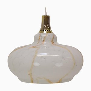 Mid-Century Glass Pendant Lamp, 1960s