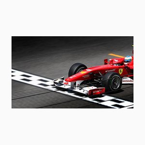 Laurent Campus, Ferrari de Formule 1, Fernando Alonso, 2011, Impression pigmentaire d'archives
