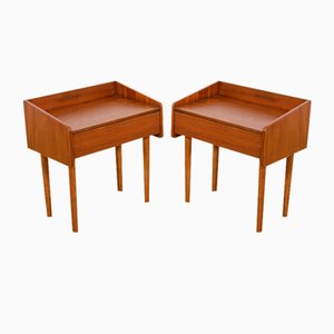 Mid-Century Danish Teak Nightstands, 1960s, Set of 2