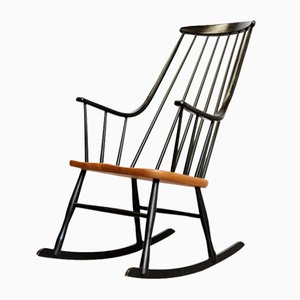 Rocking Chair Grandessa Vintage par Lena Larssen pour Nesto, 1970s