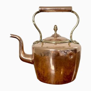 Antiker George III Wasserkocher aus Kupfer, 1800er