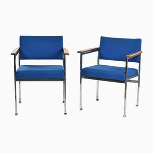 Set of Scandinavian Armchairs attributed to Sigvard Bernadotte, 1960s