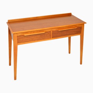 Vintage Walnut Console Table attributed to Finewood, 1960