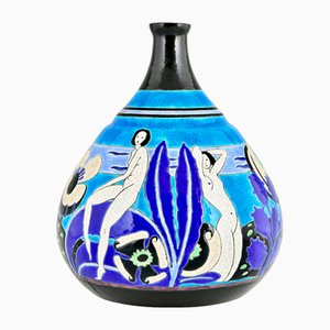 Vase Art Déco en Céramique, 1925