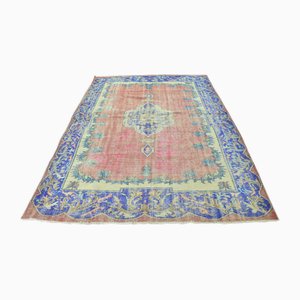 Oushak Floor Tribal Rug, 1960s
