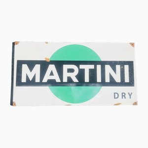 Cartel de Martini Dry, años 50