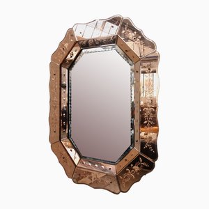 Espejo veneciano vintage, años 20