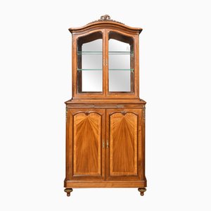 French Walnut Display Cabinet, 1890s