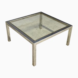 Table in Brass and Chromed Metal from Turri, 1970s