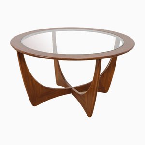 Round Astro Coffee Table in Teak by Victor Wilkins for G-Plan, 1960s