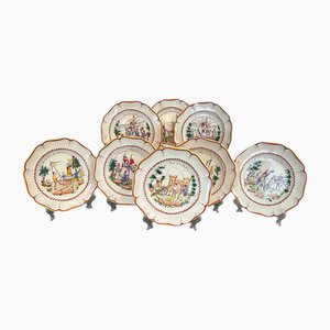 Special Edition French Revolution Plates from Saint Clément, 1989, Set of 8