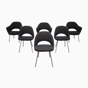 Executive Chairs by Eero Saarinen for Knoll International, 1948, Set of 6