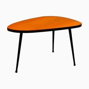 Table d'Appoint Mid-Century en Acajou, France, 1950s