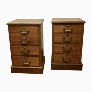 Arts & Crafts Chest of 4 Drawers, Set of 2