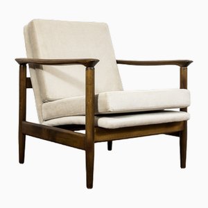 Fauteuil GFM 142 par Edmund Homa pour Gościców Furniture Fabryki, 1960s